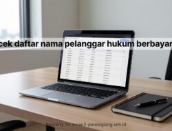 Panduan Lengkap Pemula: Cara Cek Daftar Pelanggar Hukum Berbayar